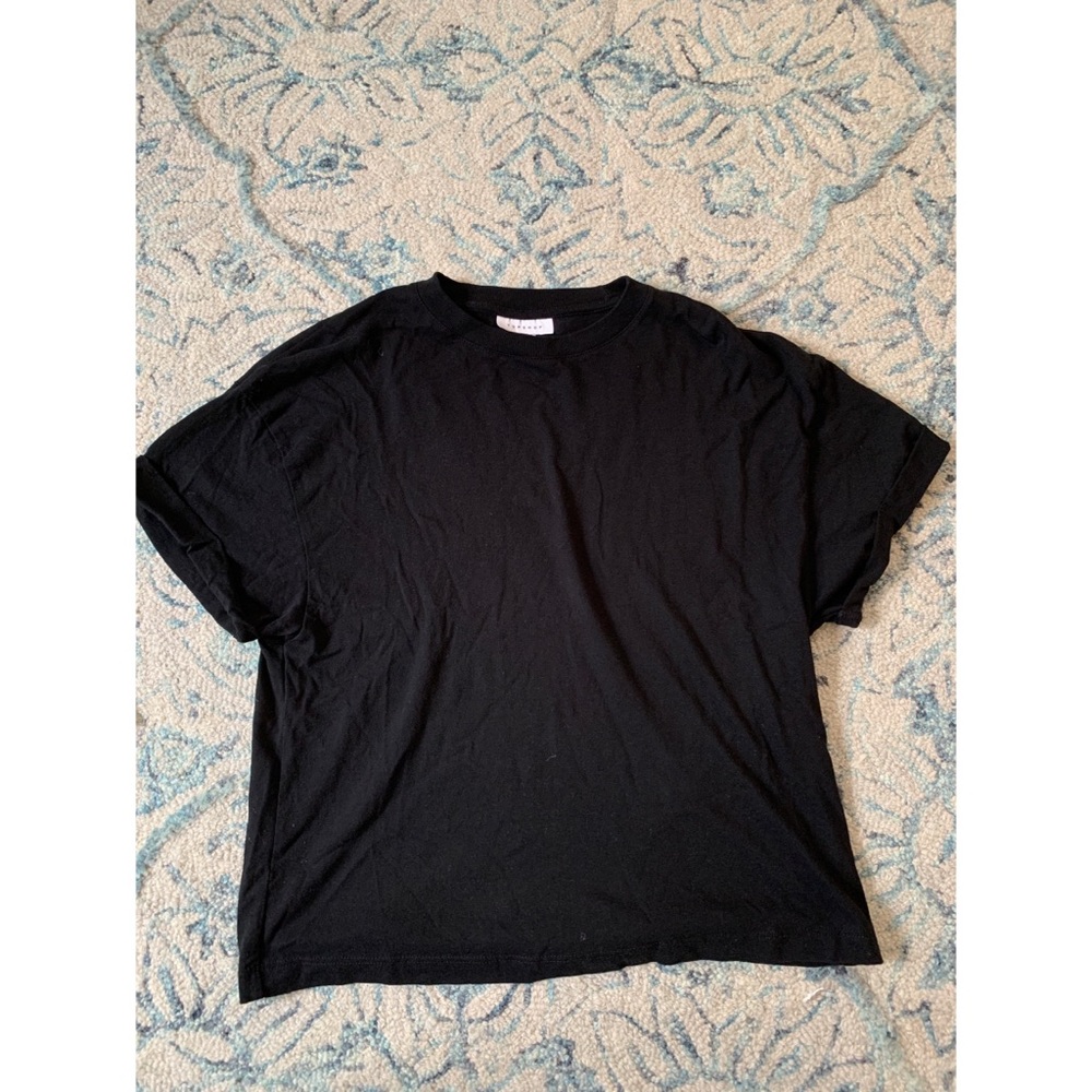 Topshop T-Shirt (Black, Size 0-2)